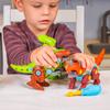 Kidplokio Buildable STEM Dinosaur Toy Figure Assemble & Create Action Creatures (T-Rex, Acanthosaurus, Macrosaurus, and Triceratops) view 2