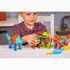 Kidplokio Buildable STEM Dinosaur Toy Figure Assemble & Create Action Creatures (T-Rex, Acanthosaurus, Macrosaurus, and Triceratops) view 3