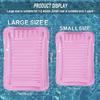Inflatable Pool Floats Lounger for Adults, Blow Up Tanning Pool Raft Sun Tan Tub with Inflatable Pillow for Family Outdoor, Garden, Backyard Summer Water Party (Pink) view 2
