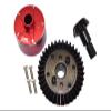 GPM for Carbon Steel Ring Gear 37T & Pinion Gear 13T with Aluminum Diff Case for 1:10 Granite/Kraton 4S / Vorteks 3S / Senton V3 / 1:8 Vendetta 3S / Infraction V3-7Pcs Set (red) view 1