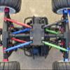 GPM for 1/8 LMT 4WD Solid AXLE Monster Truck Aluminum Front/Rear Upper & Lower Chassis Links Parts TREE-4PCS Set (red) view 3