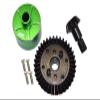 GPM for Carbon Steel Ring Gear 37T & Pinion Gear 13T with Aluminum Diff Case for 1:10 Granite/Kraton 4S / Vorteks 3S / Senton V3 / 1:8 Vendetta 3S / Infraction V3-7Pcs Set (Green) view 1