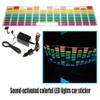 AGYHAM Car Music Rhythm Mood Light Sticker, Voice-Activated Music Rhythm LED Fashion Car Decorative Lights (Size : 90x25cm/35.43x9.84in) view 3