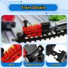 13 Pcs Train Cake Toppers Cute Train Party Cake Decorations Retro Railway Birthday Party Supplies Kit Railroad Traffic Lights Topper for Birthday view 3