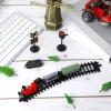 13 Pcs Train Cake Toppers Cute Train Party Cake Decorations Retro Railway Birthday Party Supplies Kit Railroad Traffic Lights Topper for Birthday view 4