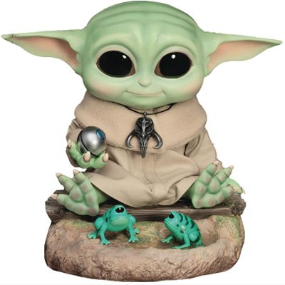 Star Wars: The Mandalorian Grogu EA-043 Egg Attack Statue