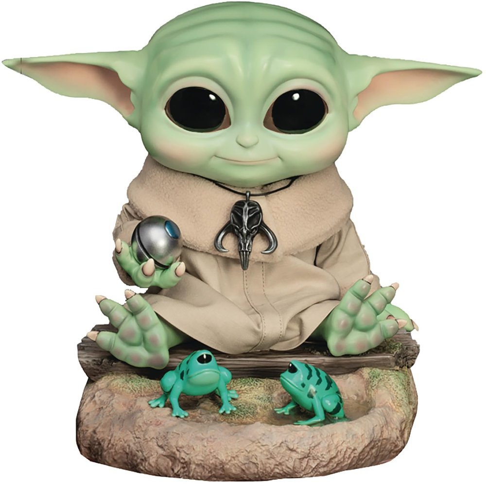 Star Wars: The Mandalorian Grogu EA-043 Egg Attack Statue