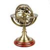 Antique Style Brass Armillary Sphere Astrolabe Nautical Marine Tabletop Globe ~ Armillary Sphere Globe Spherical Astrolabe Compass Brass Sphere Globe Wooden Display By SIAN view 1