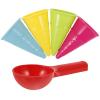 5pcs Beach Sand Toys, Plastic Beach Toys Set,Sand Ice Cream Molds Set,Ice Cream Sand Toys, Cones Scoop for Kids Ages 3-13 (Random Color) view 1