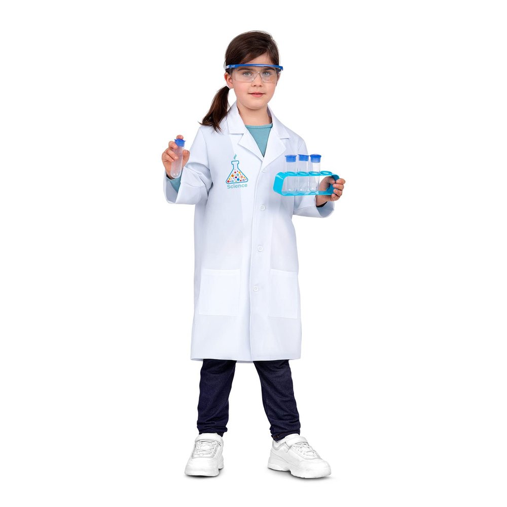 My Other Me 206497 Costume I Want To Be Scientist/A 3-5 Y, multicoloured, 3-5 aos