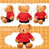 Zhanmai 4 Pcs Stuffed Bear Clothing Crew Neck Bear Shirt Basic Teddy Clothing Stuffed Animal Accessories Classic Plush Tiny Clothes with Black Jean Shorts Fit 12-18 Inches Teddy Dolls Gifts view 4