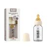 BIBS Baby Glass Bottle Complete Set 110 ml | BPA Free Natural Rubber | Made in Denmark | Ivory view 1