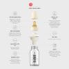 BIBS Baby Glass Bottle Complete Set 110 ml | BPA Free Natural Rubber | Made in Denmark | Ivory view 2