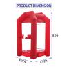 SAYOK Inflatable Money Machine Booth Inflatable Cash Cube Machine with Air Blower for Event, Promotion (Red, 4.92ft x 4.92ft x 8.2ft) view 4