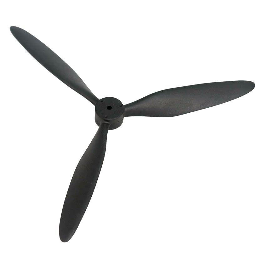 FMS Part FMSPROP037 3-bladed Propeller 8.5x7 for R/C Airplane: 800mm FW190 V2, BF109 V2