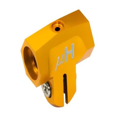 MICROHELI Precision CNC Aluminum Main Rotor Hub (Gold) - OMP Hobby M1