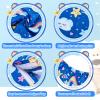 Civaner 2 Pack Blue and Pink Bear Clothes Outfit, Fit Most 12-16 Inch Bears Stuffed Animal Pajamas Plushie Clothes for Stuffed Animals, Pre-Kindergarten Toys view 4