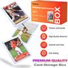 3"X 4" Card Sleeves Hard Plastic, Arjiekwei Baseball Cards Protectors Plastic, Premium Card Sleeve Holder for Trading Sports Baseball Football Game Cards (100 Hard Sleeves) view 2