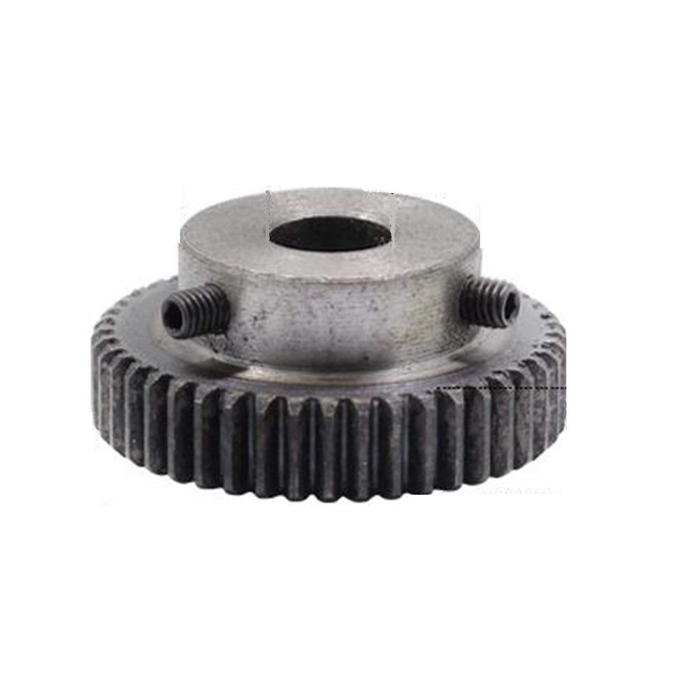 Industry 1mod 80 Teeth M1 Shaft Gear 8/10/11/12/15mm 80T Module Pinion Motor Gear for Buggy Monster Truck Brushed Brushless Moto (Hole Diameter : 10mm, Number of Teeth : 80 Teeth)