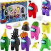 Among Us Crewmate Figures | Toys Out of 16 Collectibles in 1 Box | 8 Among Us Merch Incl. The Peeled and The Clogged | 2 Hidden Impostors | Mini Toys with 5 Addl Hats view 1