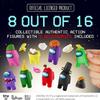 Among Us Crewmate Figures | Toys Out of 16 Collectibles in 1 Box | 8 Among Us Merch Incl. The Peeled and The Clogged | 2 Hidden Impostors | Mini Toys with 5 Addl Hats view 3