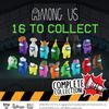 Among Us Crewmate Figures | Toys Out of 16 Collectibles in 1 Box | 8 Among Us Merch Incl. The Peeled and The Clogged | 2 Hidden Impostors | Mini Toys with 5 Addl Hats view 4