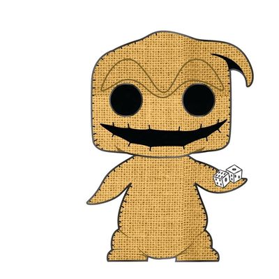 Funko Pop! Sized Pin Disney: Nightmare Before Christmas - Oogie Boogie with Possible Chase Variant (Styles May Vary), Multicolor, WDPP0041