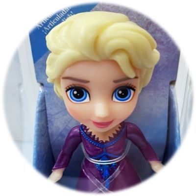 Amarina Packed in Clear Box for Gift Frozen Mini Poseable 3.5'' Doll Choose from All 14 Style Frozen Characters (ELSA Purple)
