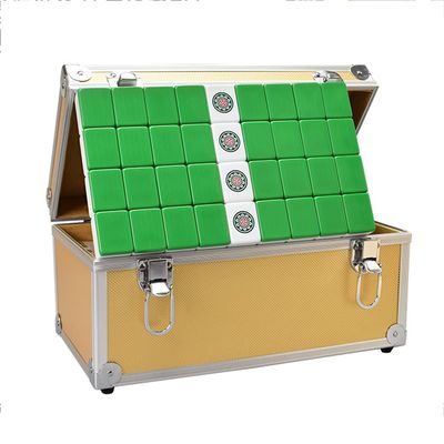 SHATONG Mahjong 1.51'' 144 Melamine Tiles Traditional Mahjong Set Chinese Mahjong Portable Travel Majhong Games Set for Home Party Family,Many Options