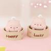 Zerodeko Cute Pig Dashboard Decoration Adorable Pig Car Ornament for Home Cake Decoration for Friends and Unique Party Supplies view 3