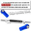 RC Upgrades Part for 1/10 Granite 4X4 Mega550, 1/10 Senton 4X4 Mega550 RC Car,6 Pieces Aluminum Adjustable Turnbuckles Camber Links Toe Link,Hop-Up Part #AR330446 AR330515,Navyblue view 3