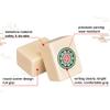 SHATONG Mahjong 1.51'' 144 Melamine Tiles Traditional Mahjong Set Chinese Mahjong Portable Travel Majhong Games Set for Home Party Family,Many Options view 2
