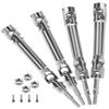 Rc Stainless Steel Front Rear Drive Shaft CVD for 1/10 Rustler VXL 4X4/Stampede VXL 4X4/Hoss VXL 4X4/Slash Platinum/Ultimate/VXL 4x4 4WD RC Car,ARRCat RC Upgrades Part view 1
