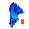 90 Degree Curved Tracks Compatible with Hotwheels Racing Tracks - Set of 4 with 180 Degree Connection view 1