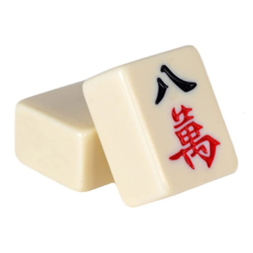 SHATONG Family Game Gift Chinese Mahjong Complete Mahjong Set,Puzzle Mahjong Games Traditional Mahjong for Chinese Style Game Play