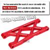 ARRCat Suspension A-Arms for 1/10 Vorteks 3s Blx 550/Granite 3s Blx 550/Senton 3s Blx 550,4PCS Aluminum Alloy Front Rear Suspension A-Arms Hop Ups,Replacement of AR330516 AR330443,Red view 3