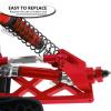 ARRCat Suspension A-Arms for 1/10 Vorteks 3s Blx 550/Granite 3s Blx 550/Senton 3s Blx 550,4PCS Aluminum Alloy Front Rear Suspension A-Arms Hop Ups,Replacement of AR330516 AR330443,Red view 4