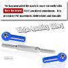 ARRCat Upgrade Parts Turnbuckles Camber Links for 1/10 Slash 2WD 4X4/Rustler 2WD 4X4/Hoss 2WD 4X4/Stampede 2WD 4X4 RC Truck, Aluminum Adjustable Turnbuckles,Replace 3644 3745 1935,Navy Blue view 4