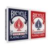 Bicycle Rider Back Playing Cards, Standard Poker Size Deck of Cards, Red & Blue (2 Pack), Classic Cards for Poker, Blackjack, Family Game Night & Card Games, Fun for All Ages view 1