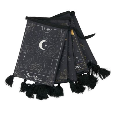 Something Different Fortune Teller Fabric Bunting (One Size) (Black)