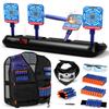 Lehoo Castle Shooting Targets for Nerf Guns, Nerf Targets Vest for Shooting Practice Electronics Shooting Games for Kids, Gift for 3-13 Year Old Boys Girls view 1