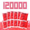TANSAR Gel Ball Blaster Ammo Splat Gel Gun Refill(7-8 mm,12 Packs,10,000 Pieces Per Pack), 7.5mm Gels Splatter Bullets, for Ages 14+, Red view 1