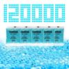 TANSAR Gel Ball Blaster Ammo Splat Gels Gun Refill(7-8 mm,12 Packs,10,000 Pieces Per Pack), 7.5mm Gels Splatter Bullets, Compatible with Gel Gun Blaster, for Ages 14+, Light Blue view 1