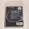 (1,000 Count) Pro Safe Standard Soft Sports Card Sleeves 2-5/8" by 3-5/8" (67x94mm), Super Clear view 1