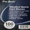 (1,000 Count) Pro Safe Standard Soft Sports Card Sleeves 2-5/8" by 3-5/8" (67x94mm), Super Clear view 2