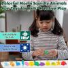 Kids Sea Life Mochi Squishy Animal Toys, Fun Mini Kawaii Squishies for Kids and Adults, Great Party Favors, Stress Relief Toys and Fidget Toy, Super Soft (Sea Animals 12 Pieces) view 2
