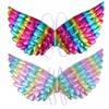 2 Pcs Rainbow Unicorn Wings for Kids Princess Rainbow Wings Angel Wings Costume Accessories Birthday Carnival Cosplay Party view 1