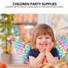 2 Pcs Rainbow Unicorn Wings for Kids Princess Rainbow Wings Angel Wings Costume Accessories Birthday Carnival Cosplay Party view 4