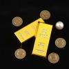 2 Pcs Fake Gold Bar Replica Gold Bar Fake Golden Brick Bullion Plastic Golden Bar Props Novelty Gifts(16.5x7.6x4.8cm) view 4