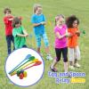 Redllo 26PCS Outdoor Games Potato Sack Race Bags for Kids and Adults, 3-Legged Race Bands, with Egg and Spoon Lawn Games for Outside Backyard Field Day Birthday Party Games Easter for Kids and Family view 4